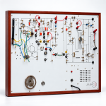 Demonstration Model for Experiments of MW Radio Circuits